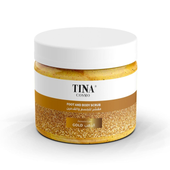 Tina Cosmo Foot & Body Scrub 300ml - GOLD Tina Cosmo Foot & Body Scrub 300ml - GOLD