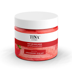 Tina Cosmo Foot & Body Scrub  300ml - STRAWBERRY