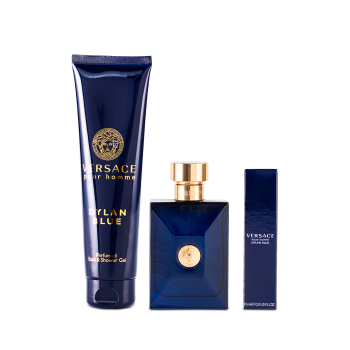 Versace Pour Homme Dylan Blue For Men Eau De Toilette 100ML Set Versace Pour Homme Dylan Blue For Men Eau De Toilette 100ML Set