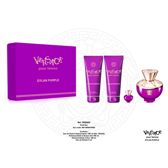 Versace Pour Femme Dylan Purple Eau De Parfum 100ML Set