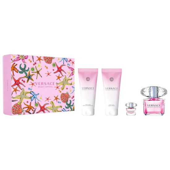 Versace Bright Crystal For Women Eau De Toilette 90ML Set